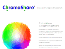 Tablet Screenshot of chromashare.com